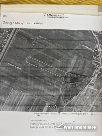 Teren Construcții intravilan de 8500 mp, în Jucu
