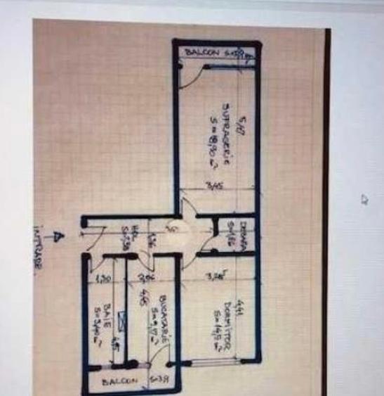 Apartament cu 2 camere decomandat în Crângași