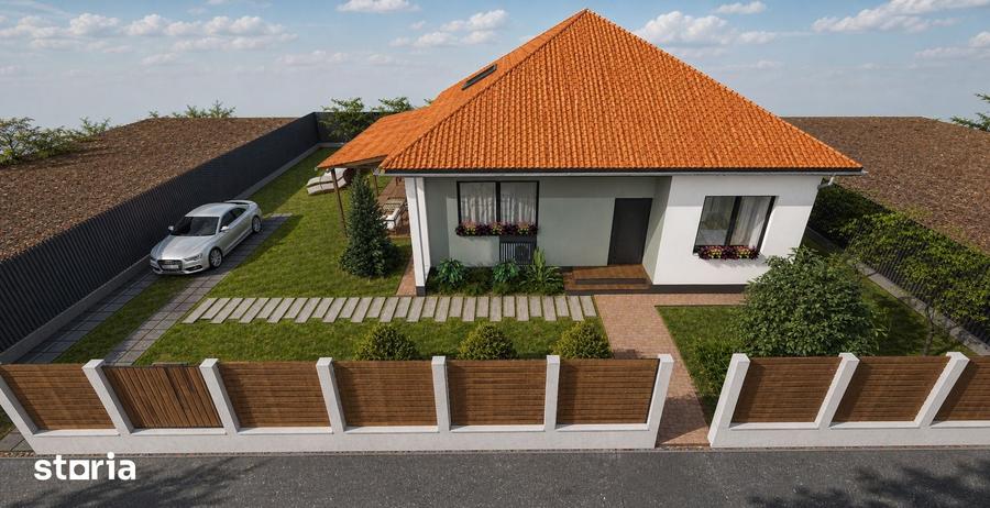 Casă cu 3 camere cu Teren 484 Mp în Prejmer