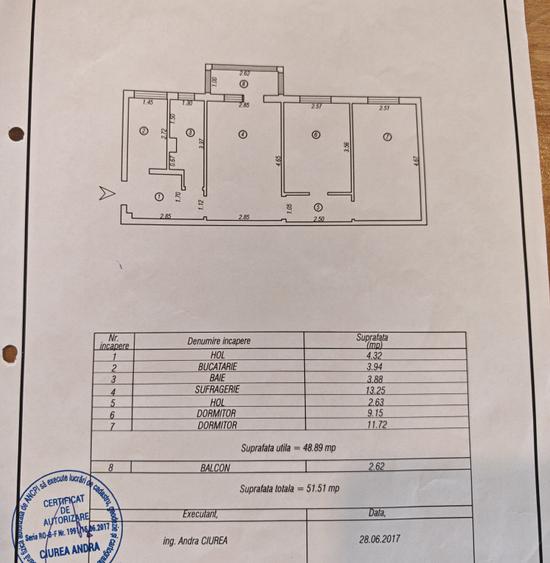 Apartament 3 camere | Tomis Nord | Etaj 4/4 | Centrală pe gaze - 2
