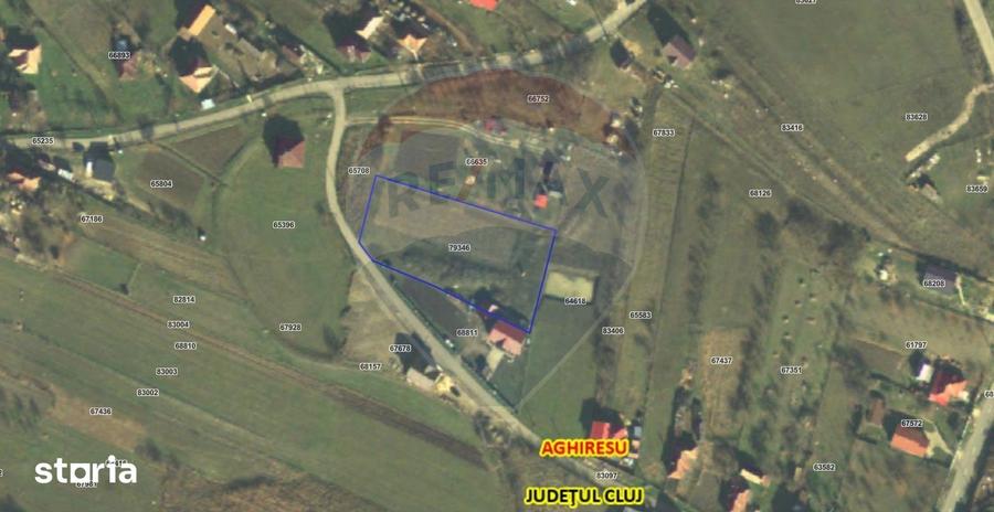 Teren de 3041 mp, în Aghireșu