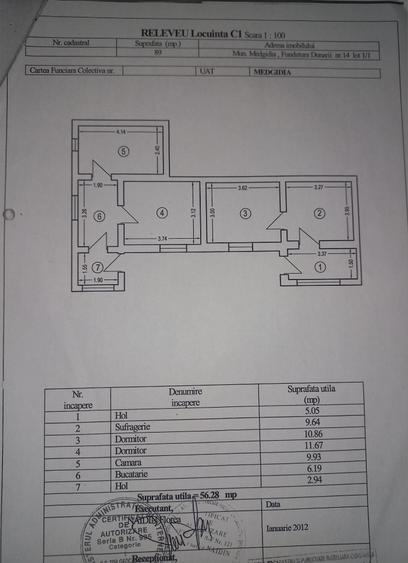 Casă cu 3 camere în Central