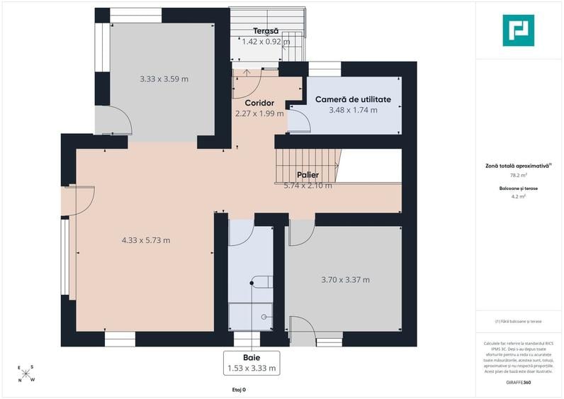Casă individuală cu 5 camere cu Piscina în Oncea