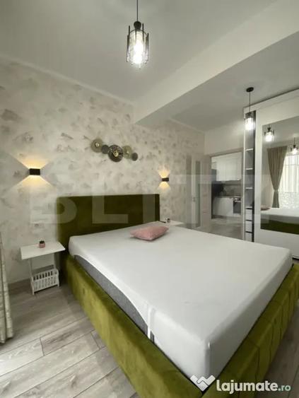 Apartament cu 2 camere semidecomandat, mobilat în Central
