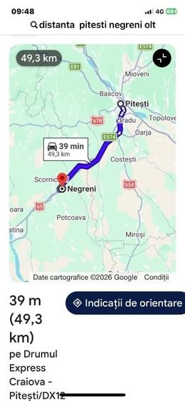 Casă individuală cu 2 camere cu Teren 100 Mp în Negreni