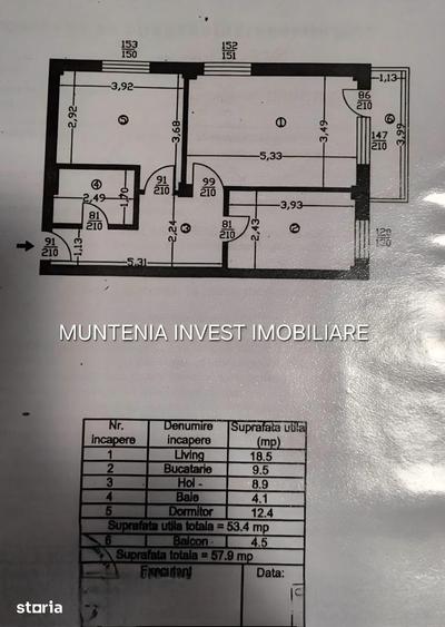 Apartament 2 camere, totul nou, Zona Centrala - 1