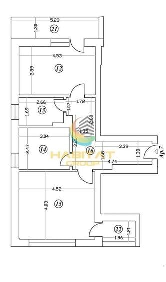 Apartament 2 camere / 63.6 mp / Grand Arena - 5