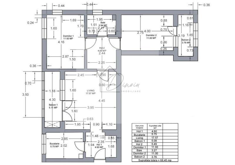 Apartament cu 3 camere semidecomandat în Alexandru Obregia