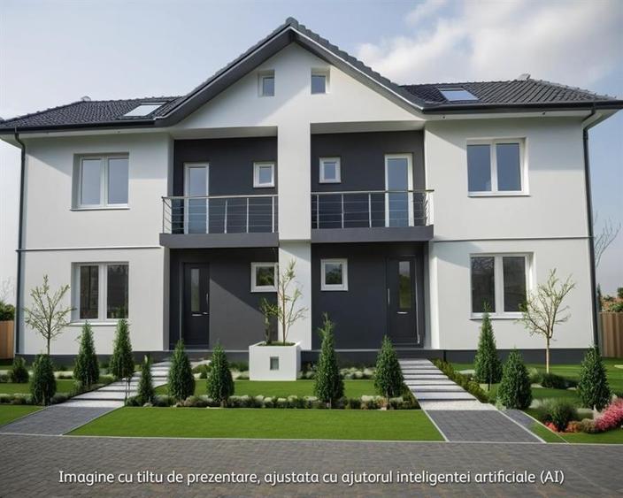 Duplex cu 4 camere cu Teren 300 Mp în Central