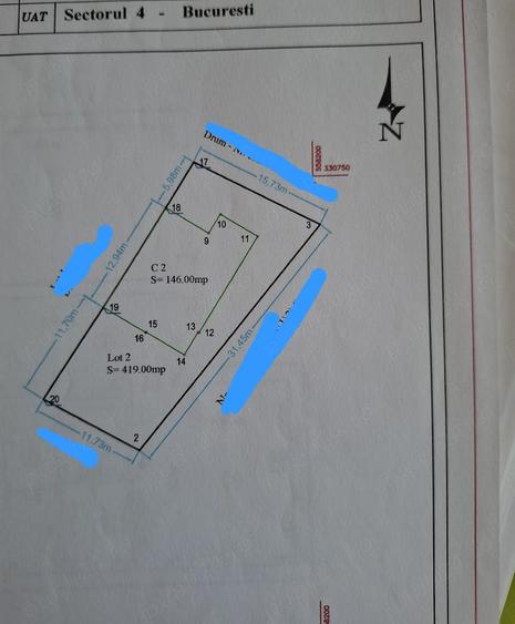 Casă cu 1 camere cu Teren 420 Mp în Central