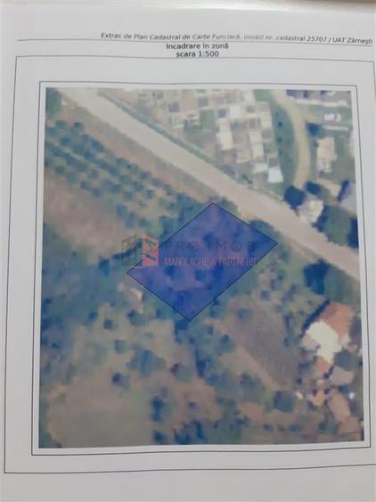 Teren Construcții intravilan de 686 mp, în Zărnești