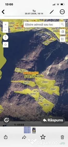 Teren de 10332 mp, în Mânzălești
