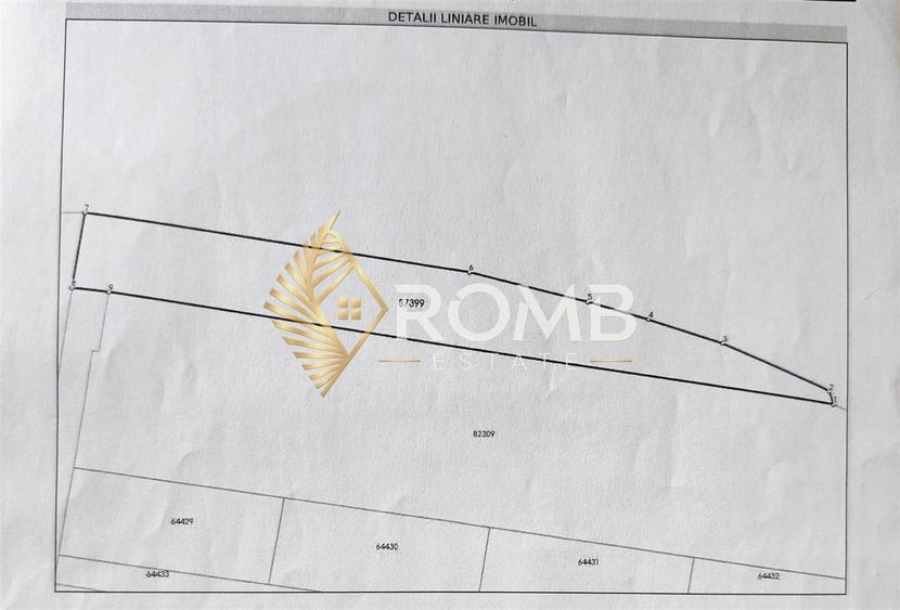 Teren Construcții extravilan de 2900 mp, în Florești