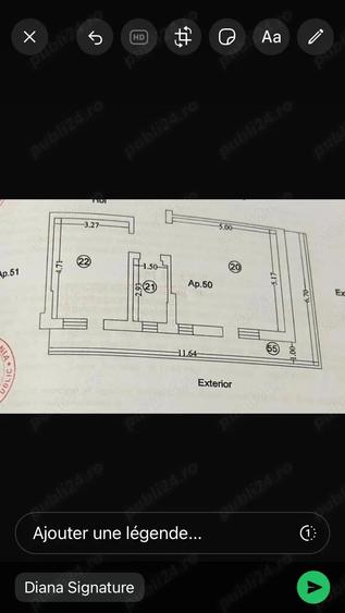 Apartament cu 2 camere decomandat în Nord