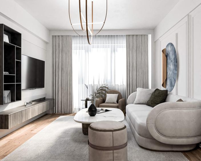 Apartament 3 camere/81mp/2bai/RATE LA DEZVOLTATOR/ETAJ 1 - 2
