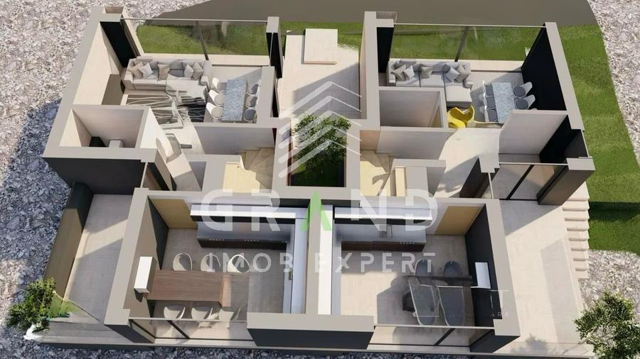Duplex cu 4 camere cu Canalizare în Mănăștur