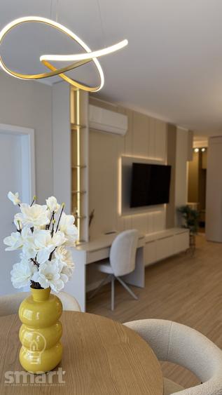 Apartament cu 2 camere semidecomandat, mobilat în Florești