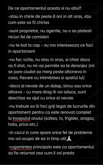 Apartament cu 2 camere semidecomandat în Sud