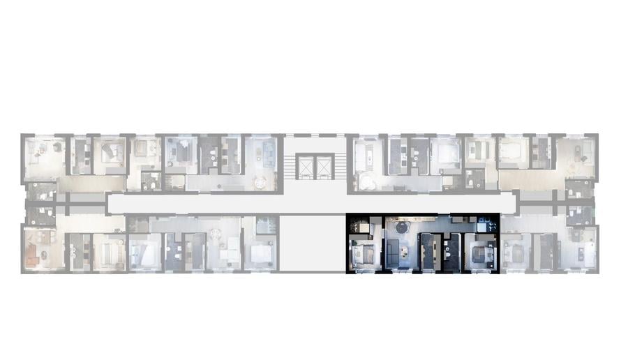 Ap 3 camere Militari Shopping, loc parcare si TVA 21% incluse - 5