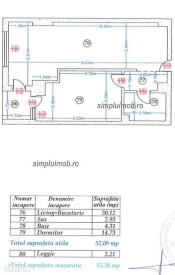Apartament cu 2 camere, mobilat în Decebal