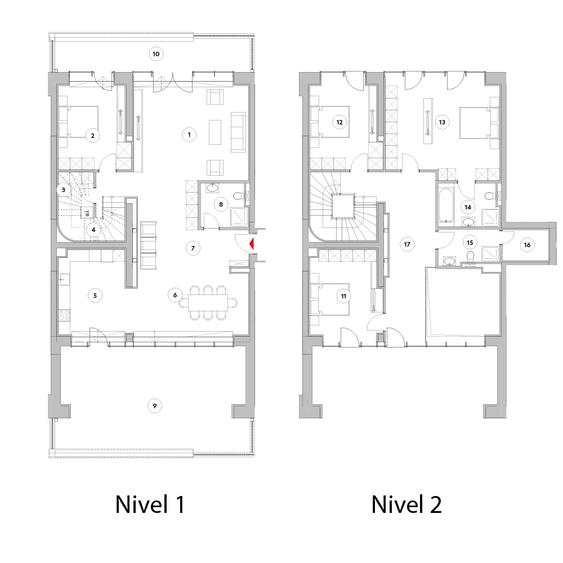 Penthouse cu 5 camere decomandat în Pipera