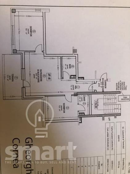 Apartament cu 3 camere semidecomandat, mobilat în Dâmbul Rotund