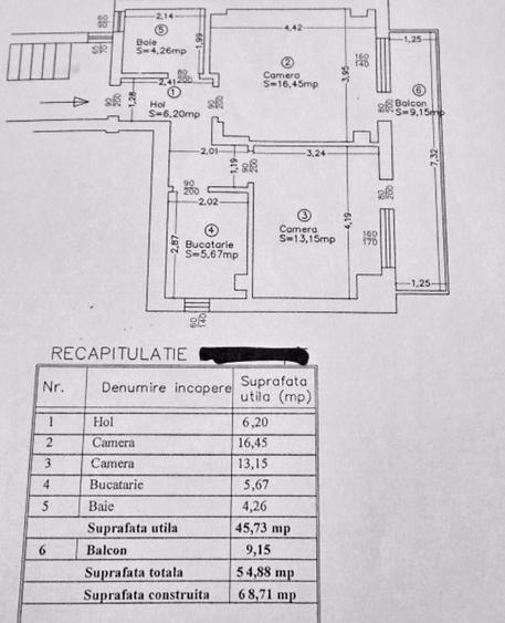 Apartament cu 2 camere decomandat, mobilat în Bucureștii Noi