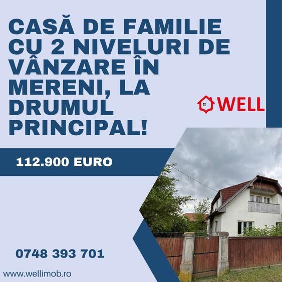Casă individuală cu 3 camere cu Teren 3638 Mp în Mereni