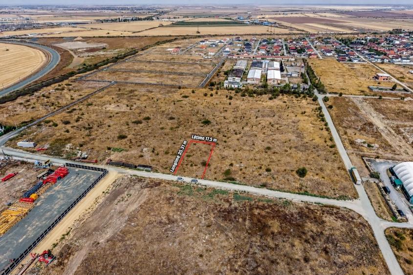 Teren Construcții intravilan de 611 mp, în Vladimirescu