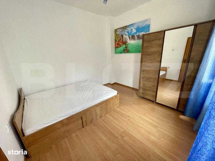Apartament cu 2 camere semidecomandat, mobilat în 1 Mai