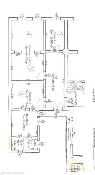 Apartament cu 4 camere în Ultracentral
