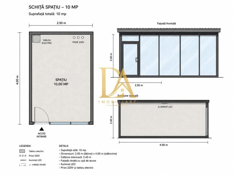 Spațiu comercial, de 10 mp, în Primăverii