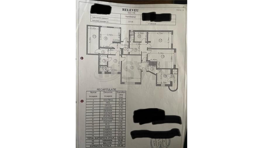 Apartament cu 5 camere decomandat în Primăverii