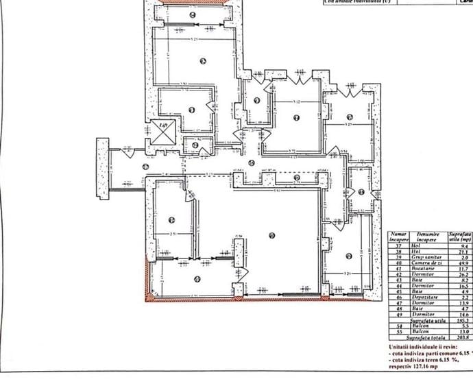 Apartament cu 5 camere decomandat, mobilat în Central