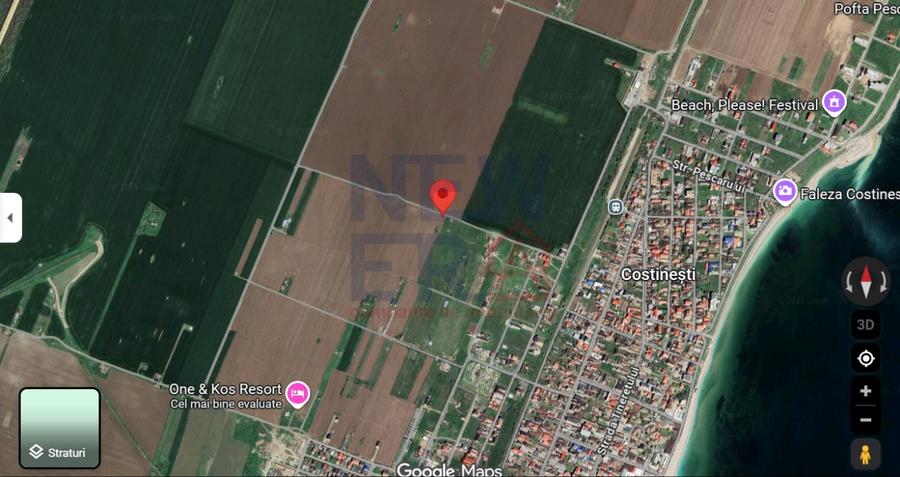 Teren Construcții intravilan de 5000 mp, în Costinești