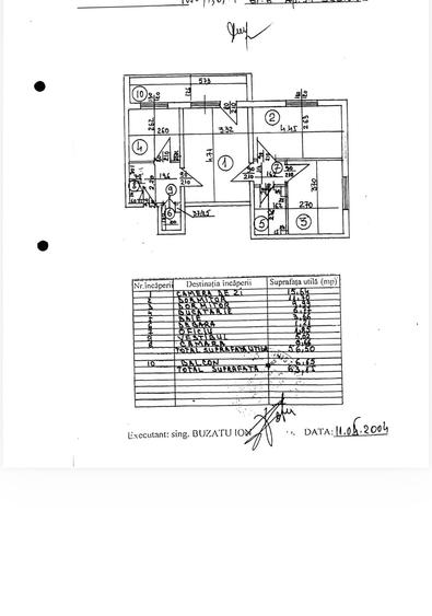 Apartament cu 3 camere semidecomandat în Obor