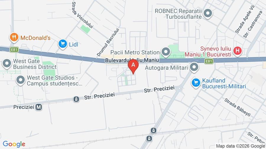 Apartament cu 3 camere decomandat, mobilat în Păcii