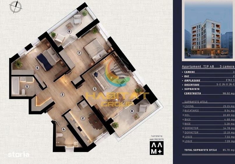 2 camere - Palatul Copiilor - Imobil NOU - 10