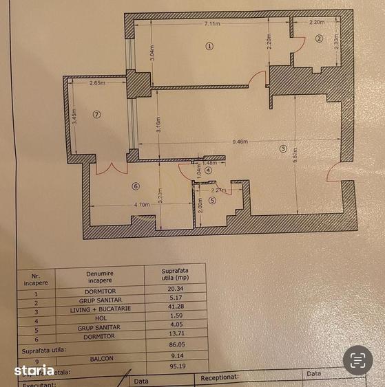 Apartament cu 3 camere în Pipera