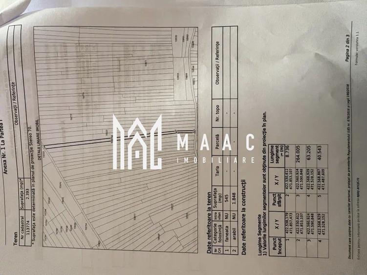 Teren extravilan 2393 mp | Gura Râului | acces, Carte Funciară - 3