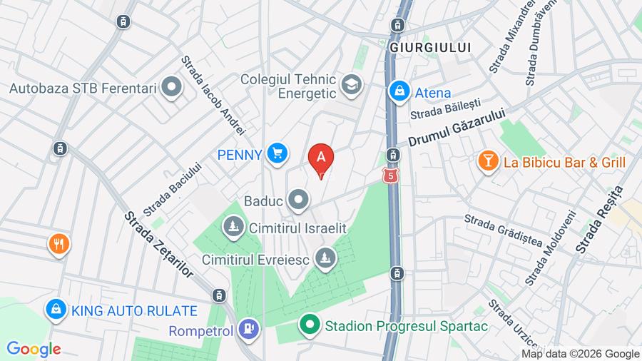 Apartament cu 2 camere decomandat în Giurgiului