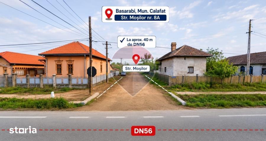 Teren de 1000 mp, în Basarabi