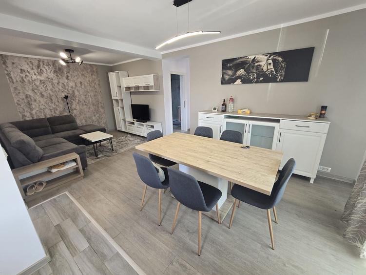Apartament cu 2 camere semidecomandat, mobilat în Moșnița Nouă