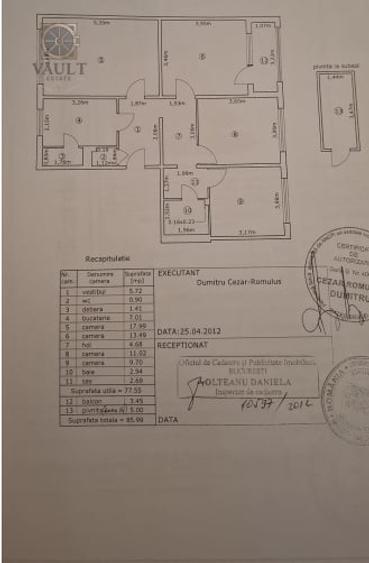 Apartament cu 4 camere decomandat, mobilat în Eroii Revoluției