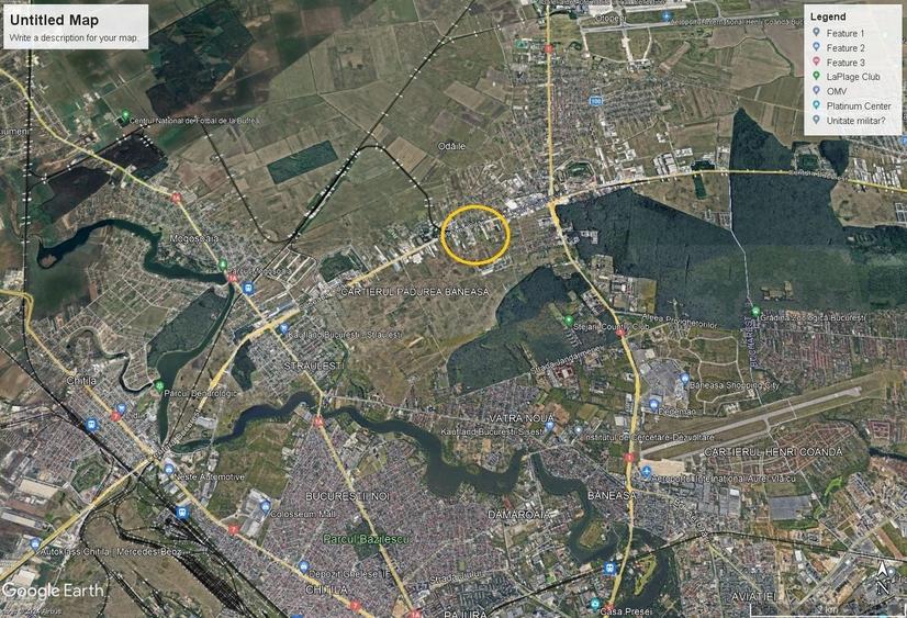 Teren Construcții intravilan de 9811 mp, în Nord