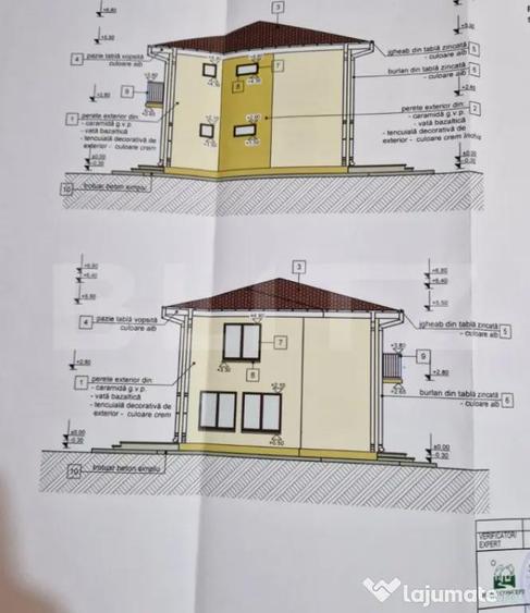 Casă cu 5 camere cu Teren 333 Mp în Canta