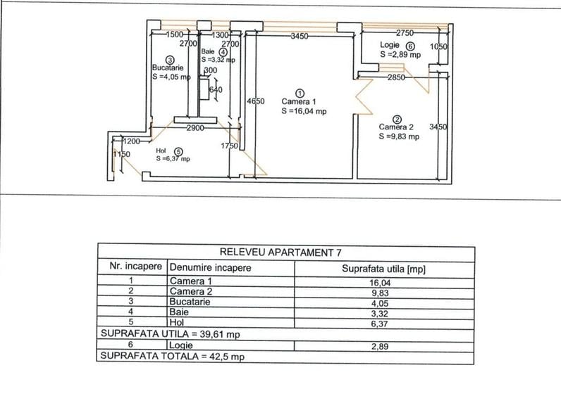 Apartament cu 2 camere nedecomandat, mobilat în Girocului