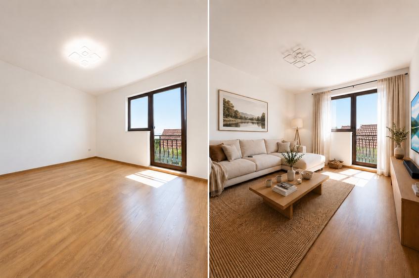 2 Camere DECOMANDAT Clasic | Mutare Imediată | Încălzire în Pardoseală | Parcare - 1