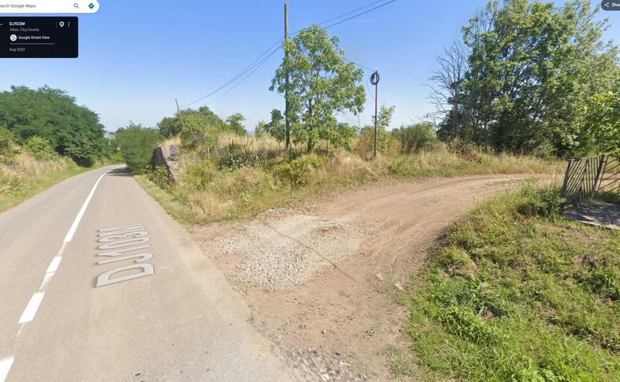 Teren intravilan 1163 mp | Aiton, Cluj | CF + CU | Priveliste panoramica | 18 km Cluj - 1