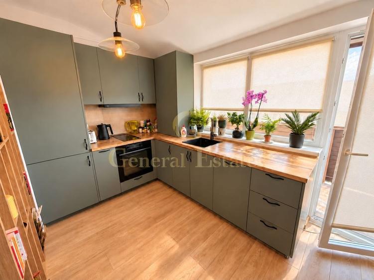 Apartament cu 2 camere semidecomandat, mobilat în Sânpetru